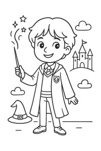 coloriage harry potter
