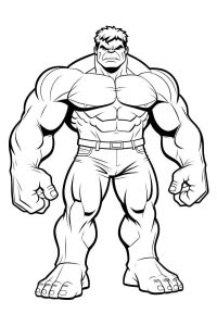 coloriage hulk