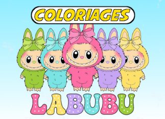 coloriage labubu