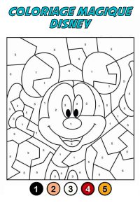 coloriage magique disney