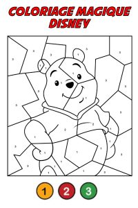 coloriage magique disney facile