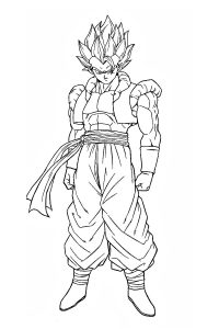 coloriage manga garçon