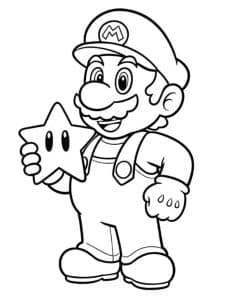 coloriage mario bross