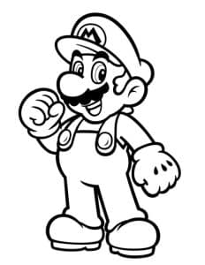 coloriage mario bross