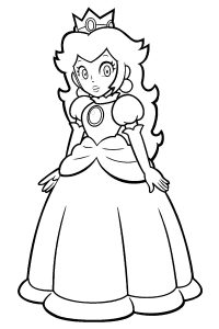coloriage peach