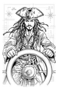 coloriage pirates des caraibes