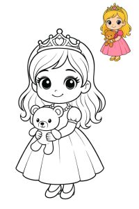 coloriage princesse kawaii coloriage princesse kawaii