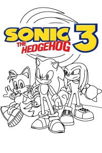 coloriage sonic 3