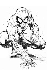 coloriage super héro