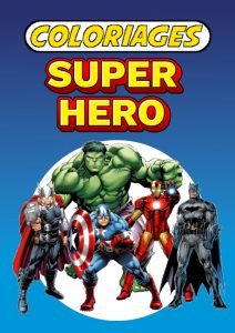 coloriage super héros à imprimer pdf