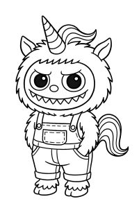 colorier labubu