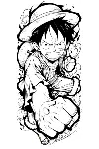 dessin a imprimer manga