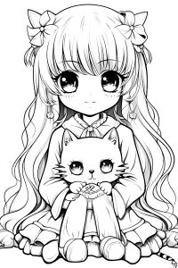 dessin a imprimer manga