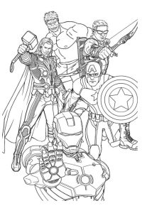 dessin avengers
