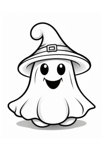 dessin halloween fantome