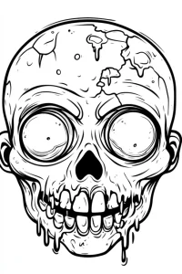 dessin halloween qui fait peur