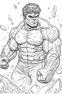 dessin hulk