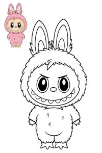 dessin labubu