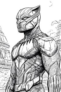 dessin a imprimer super hero
