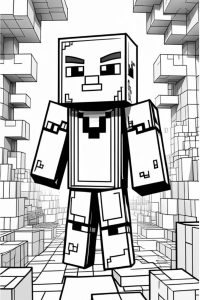 dessins à imprimer minecraft