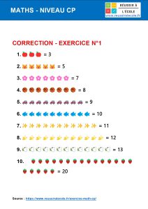 exercice math cp exercice math cp