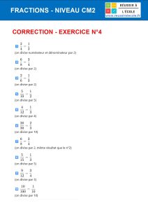 exercices fractions cm2 avec corrigés pdf