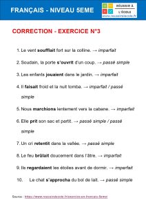 exercices français 5ème