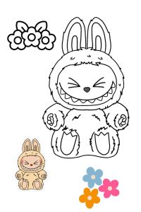 labubu coloriage