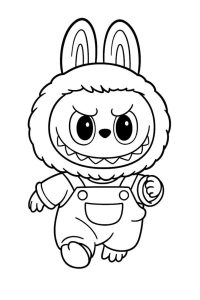 labubu coloriage