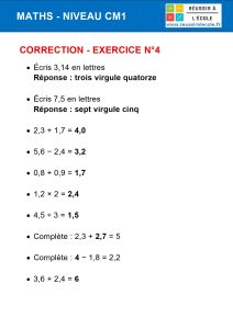 maths cm1 exercices pdf​