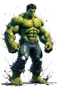 modele dessin hulk