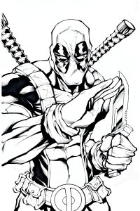 coloriage super héro