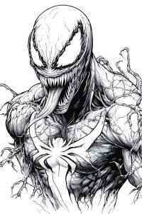 dessin a imprimer super hero