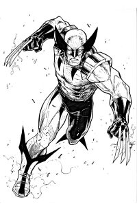 super heros a colorier