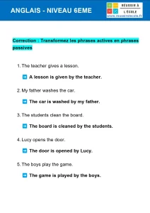 anglais en 6ème exercices anglais en 6ème exercices