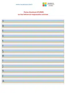 cahier d écriture cp cahier d écriture cp