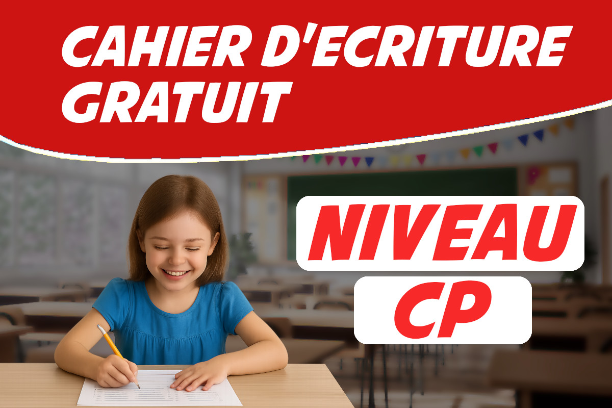 cahier d'écriture CP