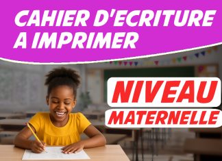 Cahier d’écriture Maternelle : Lettres et Chiffres cahier d'écriture maternelle