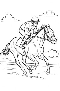 coloriage cavalier coloriage cavalier