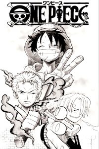 coloriage one piece equipage