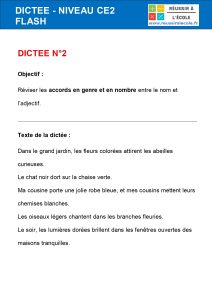 dictée flash ce2 dictée flash ce2