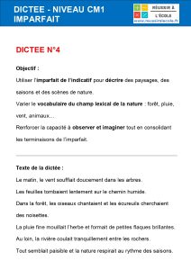 dictée imparfait cm1 dictée imparfait cm1