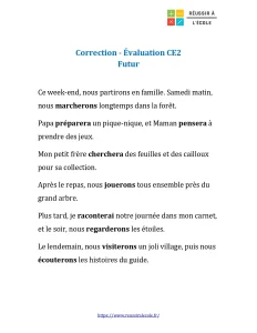 evaluation futur ce2