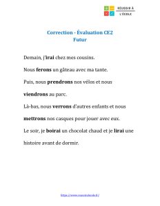 evaluation futur ce2 pdf