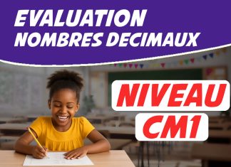 Evaluation CM1 Nombres Décimaux évaluation nombres décimaux cm1