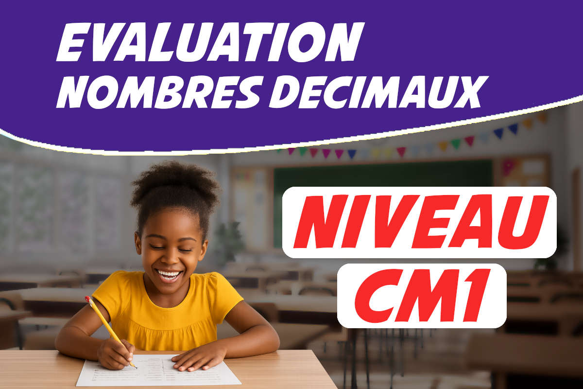 évaluation nombres décimaux cm1