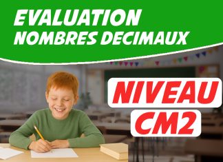 Evaluation CM2 Nombres Décimaux evaluation nombres decimaux cm2