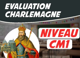 évaluation sur charlemagne cm1