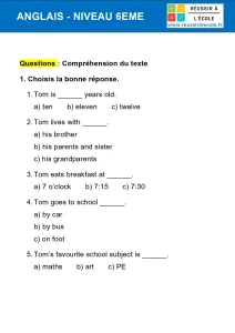 exercice 6eme anglais exercice 6eme anglais