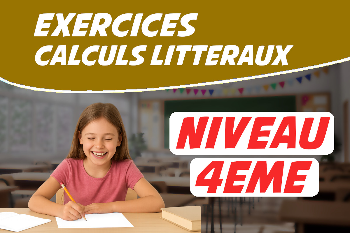 exercice calcul litteral 4eme